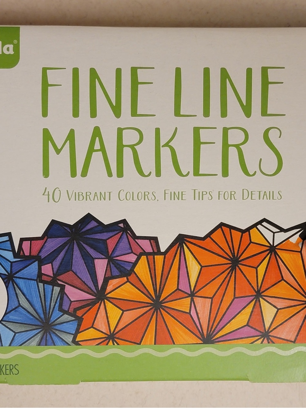 Fine Line Markers - 40 Vibrant Colors